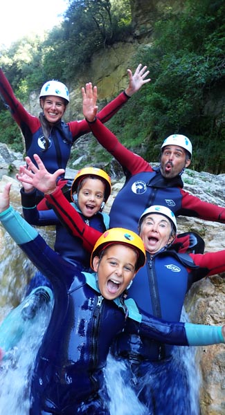 Canyoning Costa Brava Albanya Girona