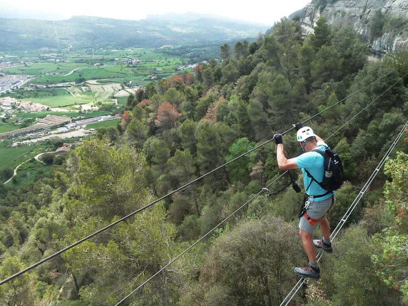 Via ferrada de les Baumes Corcades aventura